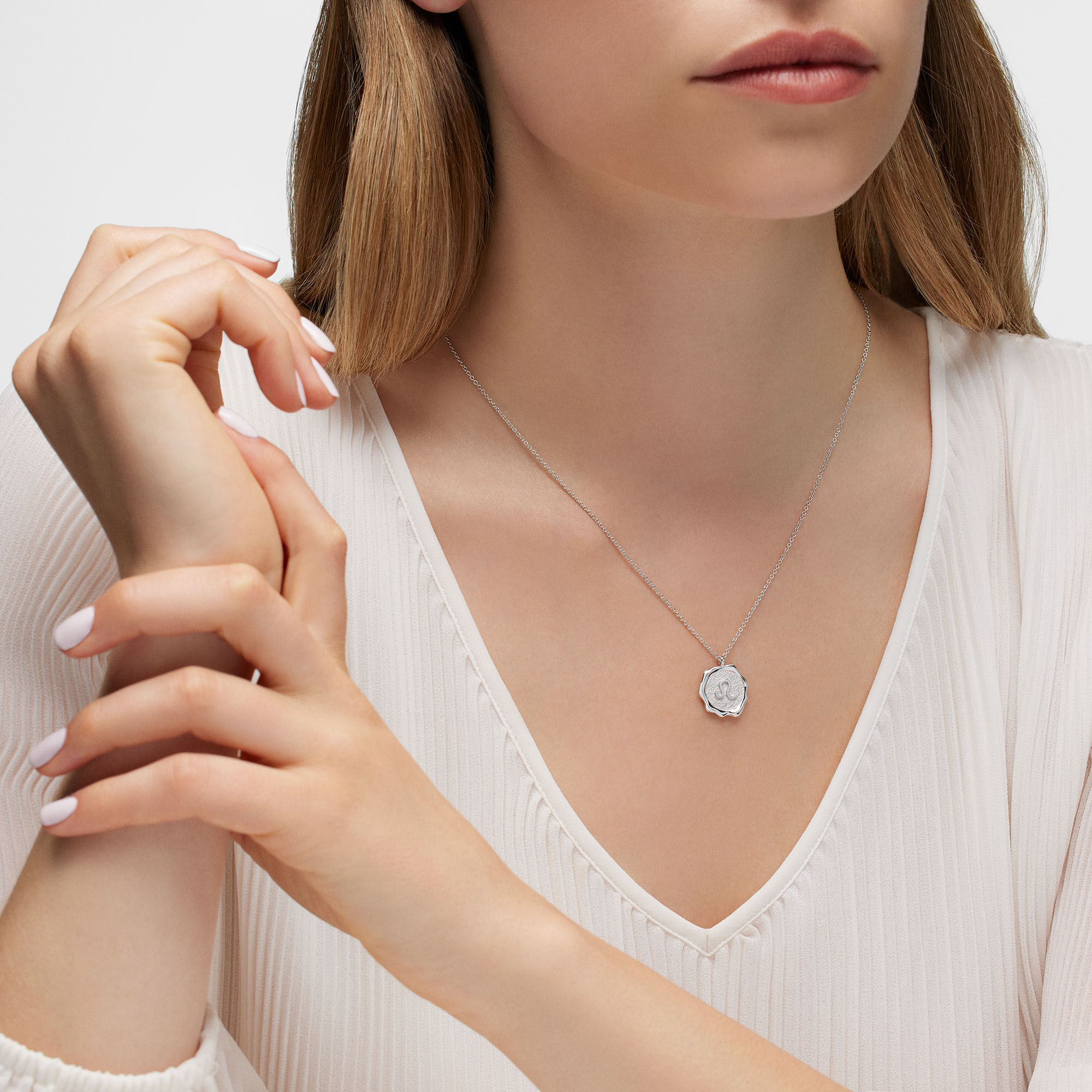 Zodiac Leo Necklace in Sterling Silver Birks Essentials